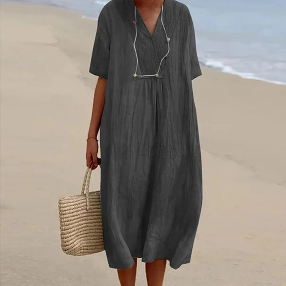 - Flexible Fully equipped Dress Lightweight Maxi Vintage-Inspired Women’s Quinley