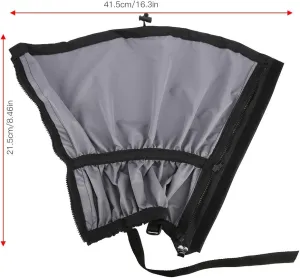 1 Pair Leg Gaiters,Waterproof Ski Gaiters Snow Boot Gaiters for Ice Climbing Hiking Skiing Ski