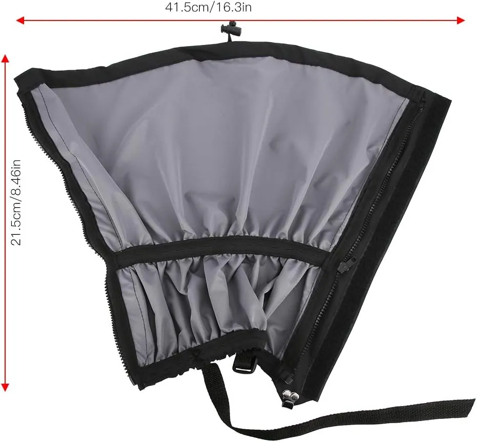 1 Pair Leg Gaiters,Waterproof Ski Gaiters Snow Boot Gaiters for Ice Climbing Hiking Skiing Ski