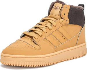 adidas Unisex Break Start Mid Top Winterized Basketball Sneaker, Mesa/Dark Brown/Gum, 12 US Men