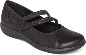 Aetrex Annie Orthopedic Slip-On Mary Jane Shoes Women - Cozy and Comfy Leather Mary Janes for Women Arch Support Insoles Perfect Addition to Any Outfit