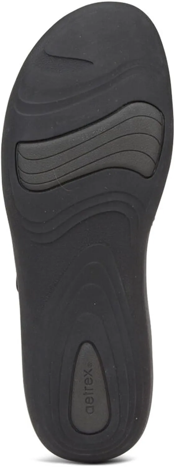 Aetrex Annie Orthopedic Slip-On Mary Jane Shoes Women - Cozy and Comfy Leather Mary Janes for Women Arch Support Insoles Perfect Addition to Any Outfit