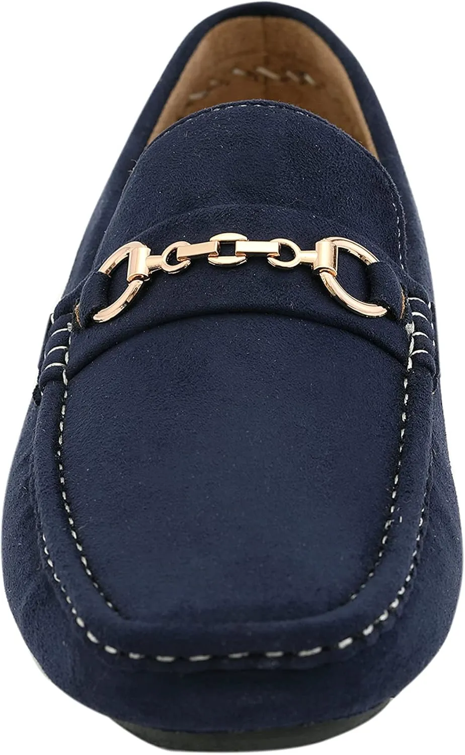 Amali Ecker, Mens Casual Shoes - Mens Loafers - Mens Moccasins - Slip On Shoes for Men - Driving Shoes for Men - Chain Ornament, Comfortable Slipper