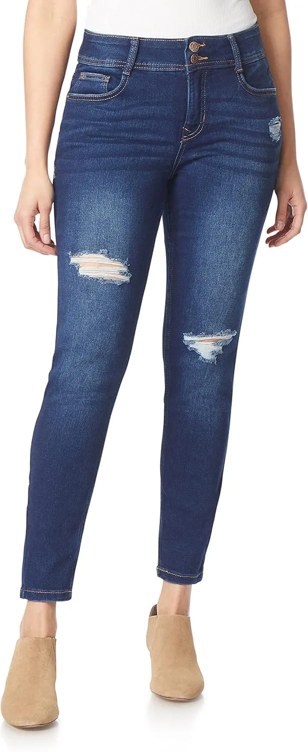Angels Forever Young Women's Curvy Skinny Jeans