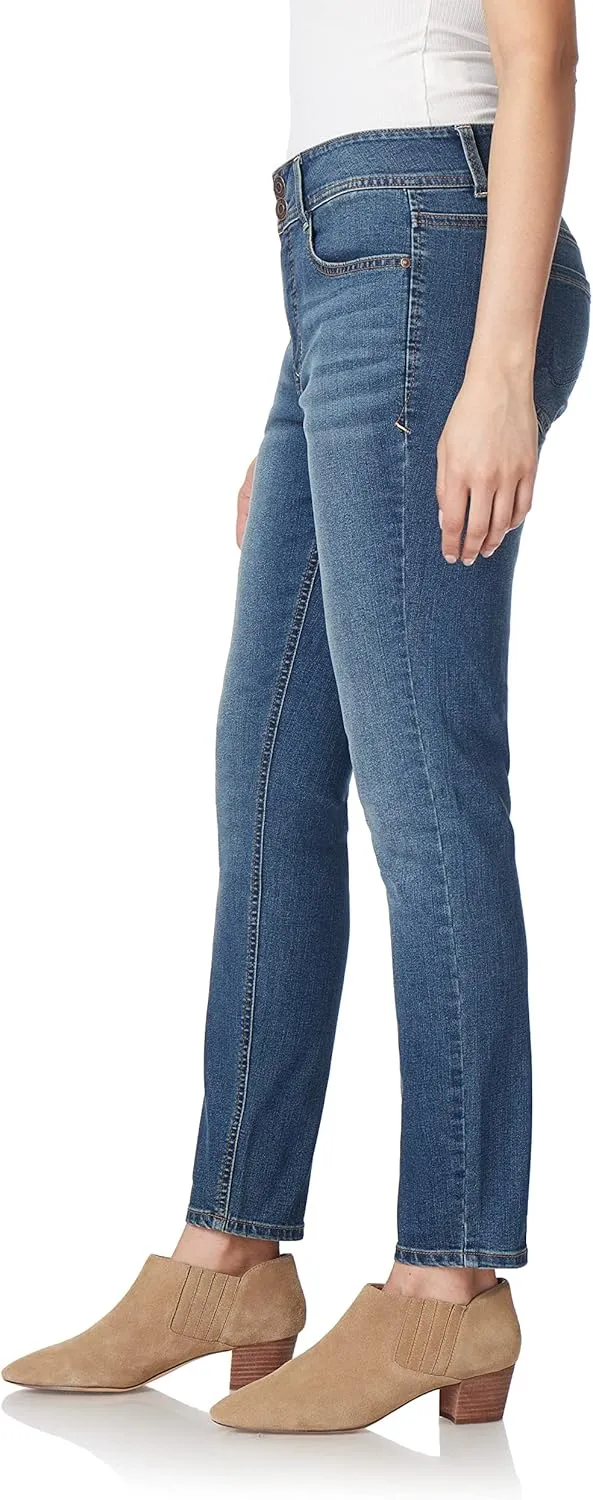 Angels Forever Young Women's Curvy Skinny Jeans