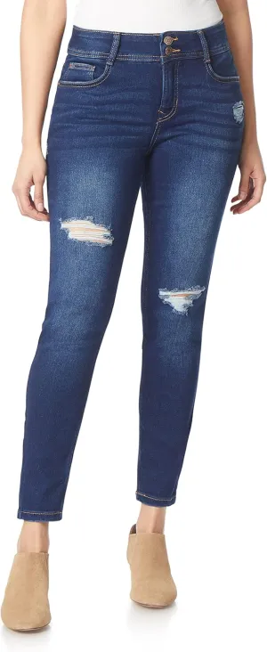 Angels Forever Young Women's Curvy Skinny Jeans