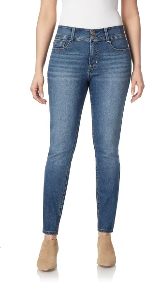 Angels Forever Young Women's Curvy Skinny Jeans