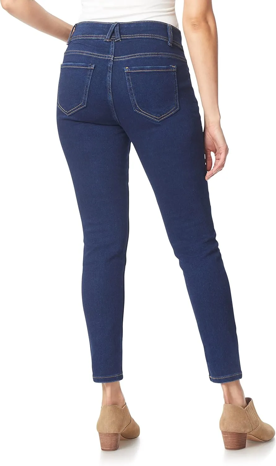 Angels Forever Young Women's Curvy Skinny Jeans