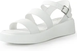 Ankis Platform Sandals Two Bands Open Toe Heeled Sandals with Adjustable Ankle Strap Comfortable and Lightweight Wedge Shoes in Summer