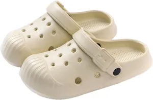 Anti-Collision Garden Clogs for Women and Men, Non-Slip Sandals, Slip On Work Shoes Heel Strap Mules Lightweight Shower Slippers Beach Indoor Outdoor Casual Wear Soft Air Cushion Sole Slides