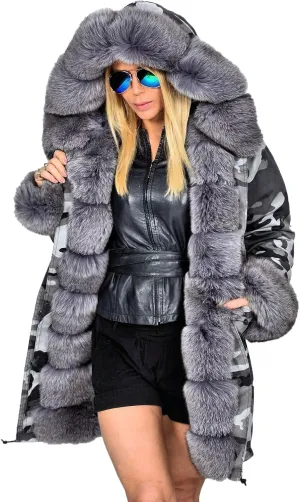 Aoxwomens Winter Coats for Women Puffer Jacket Lady Warm Thicken Long Parka Fall Spring Overcoat