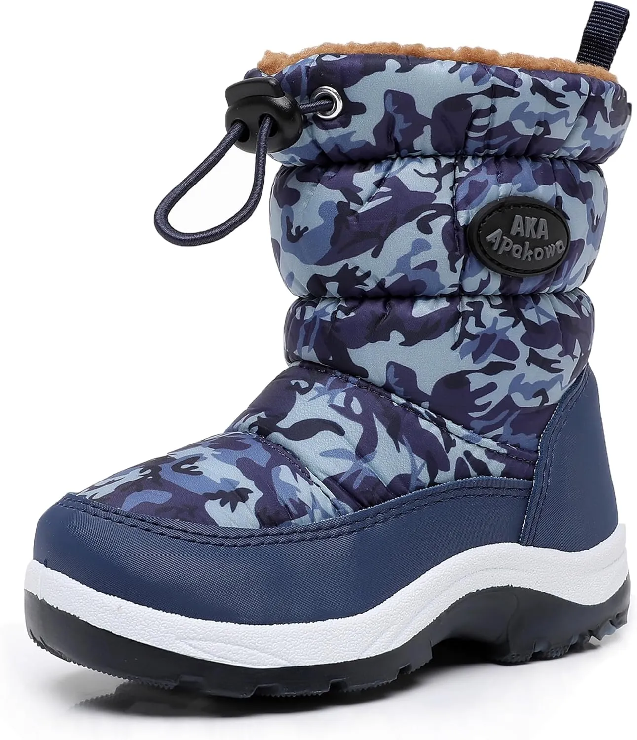 Apakowa Kid's Boys Girls Winter Snow Boots (Toddler/Little Kid)