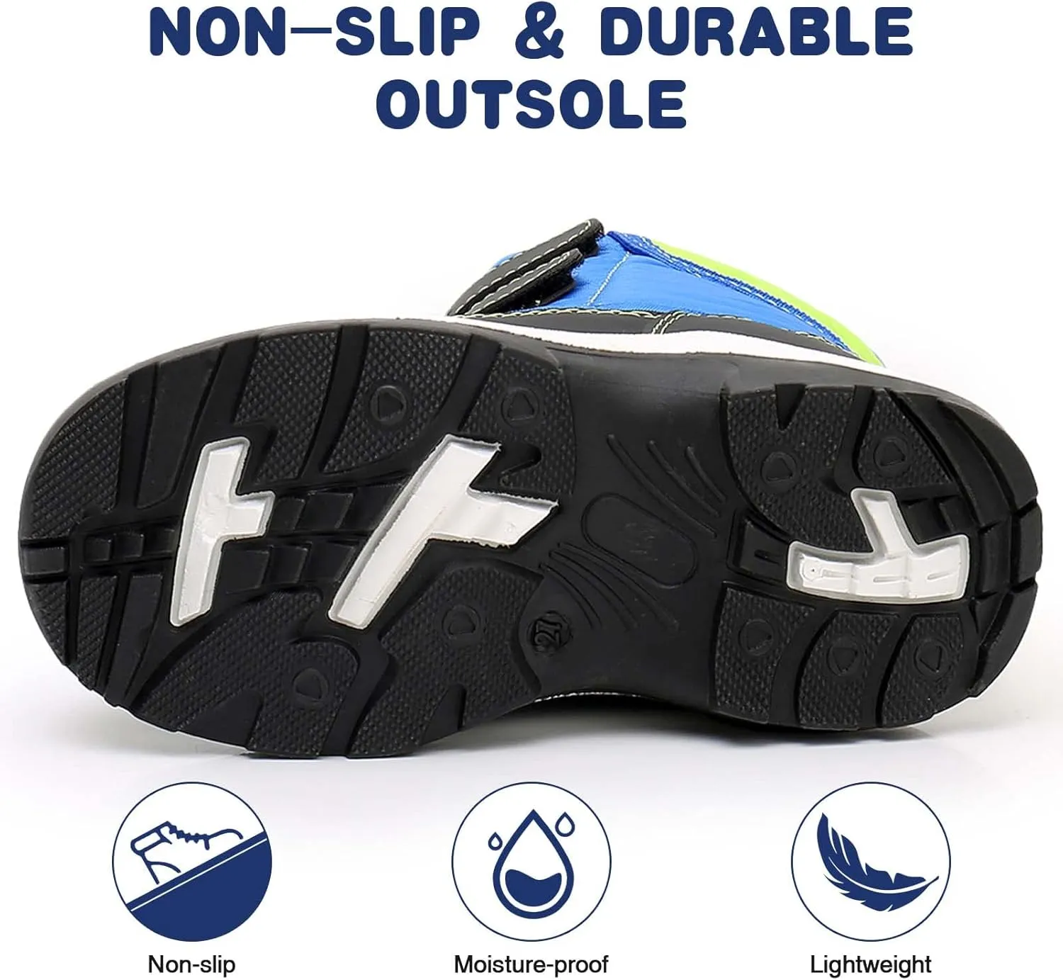 Apakowa Kid's Boys Girls Winter Snow Boots (Toddler/Little Kid)