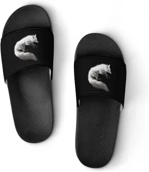Arc-tic Fox PVC Home Slippers Beach Shower Sandals Summer Non-Slip Outdoor Shoes for Men Women