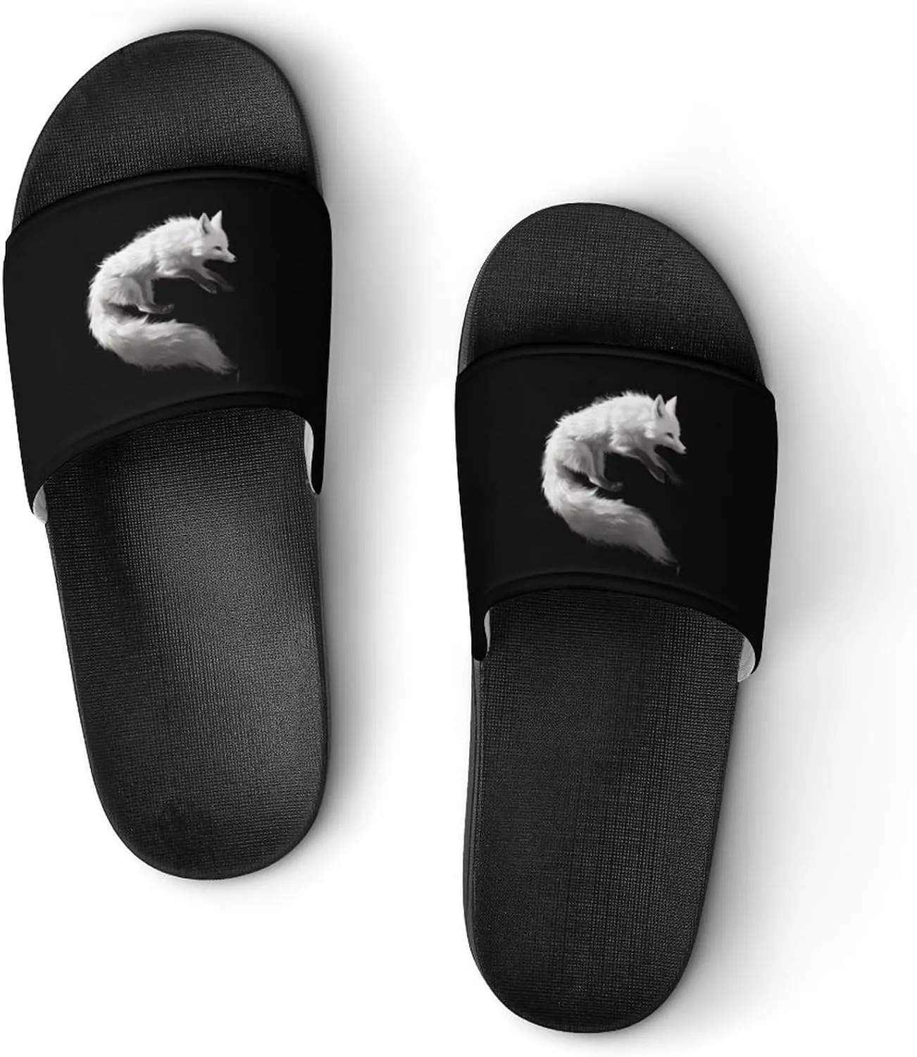 Arc-tic Fox PVC Home Slippers Beach Shower Sandals Summer Non-Slip Outdoor Shoes for Men Women