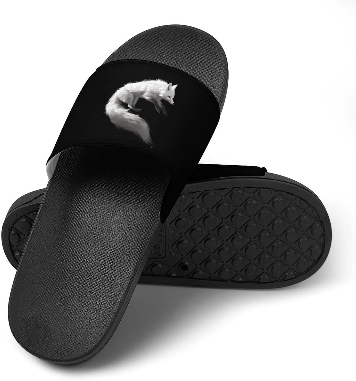 Arc-tic Fox PVC Home Slippers Beach Shower Sandals Summer Non-Slip Outdoor Shoes for Men Women