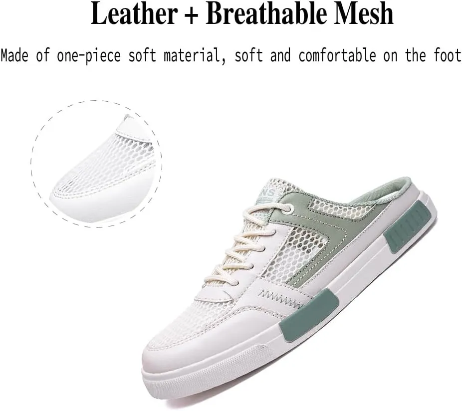 Asifn Mens Casual Slippers Summer Breathable Mesh Sandals Lightweight Non-Slip Walking Shoes Outdoor Beach Shoes
