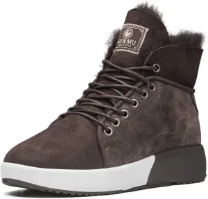 AU&MU Sheepskin Taurus Series Couple Adjustable Short Fur Wool Ankle Snow Winter Boots…