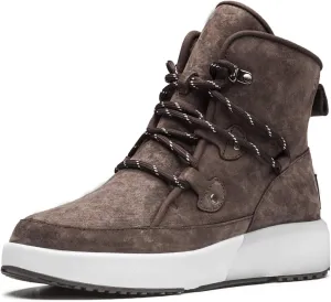 AUMU Taurus Leather Metal Buckle Brass Eyelets Suede Upper Laces Winter Snow Boots…