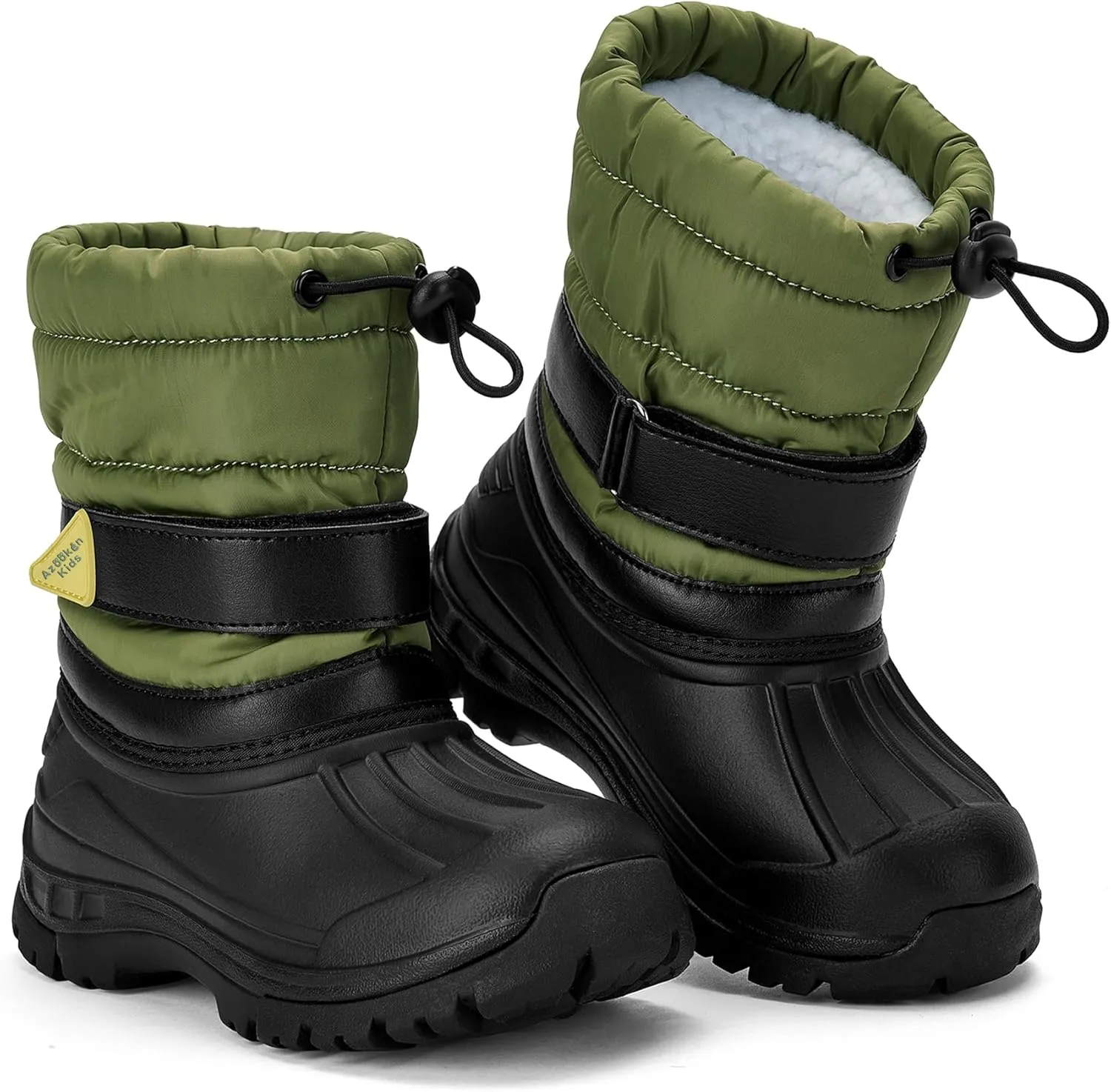 Azooken Kid's Snow Boots Winter Waterproof Slip Resistant Cold Weather Shoes(Little Kid/Big Kid)