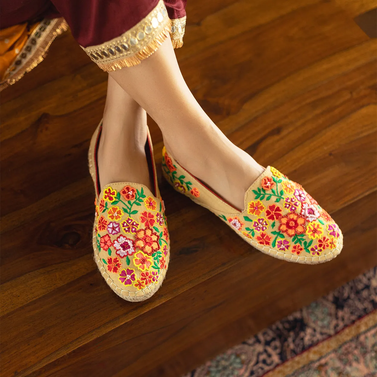 Bageecha Beige Espadrilles
