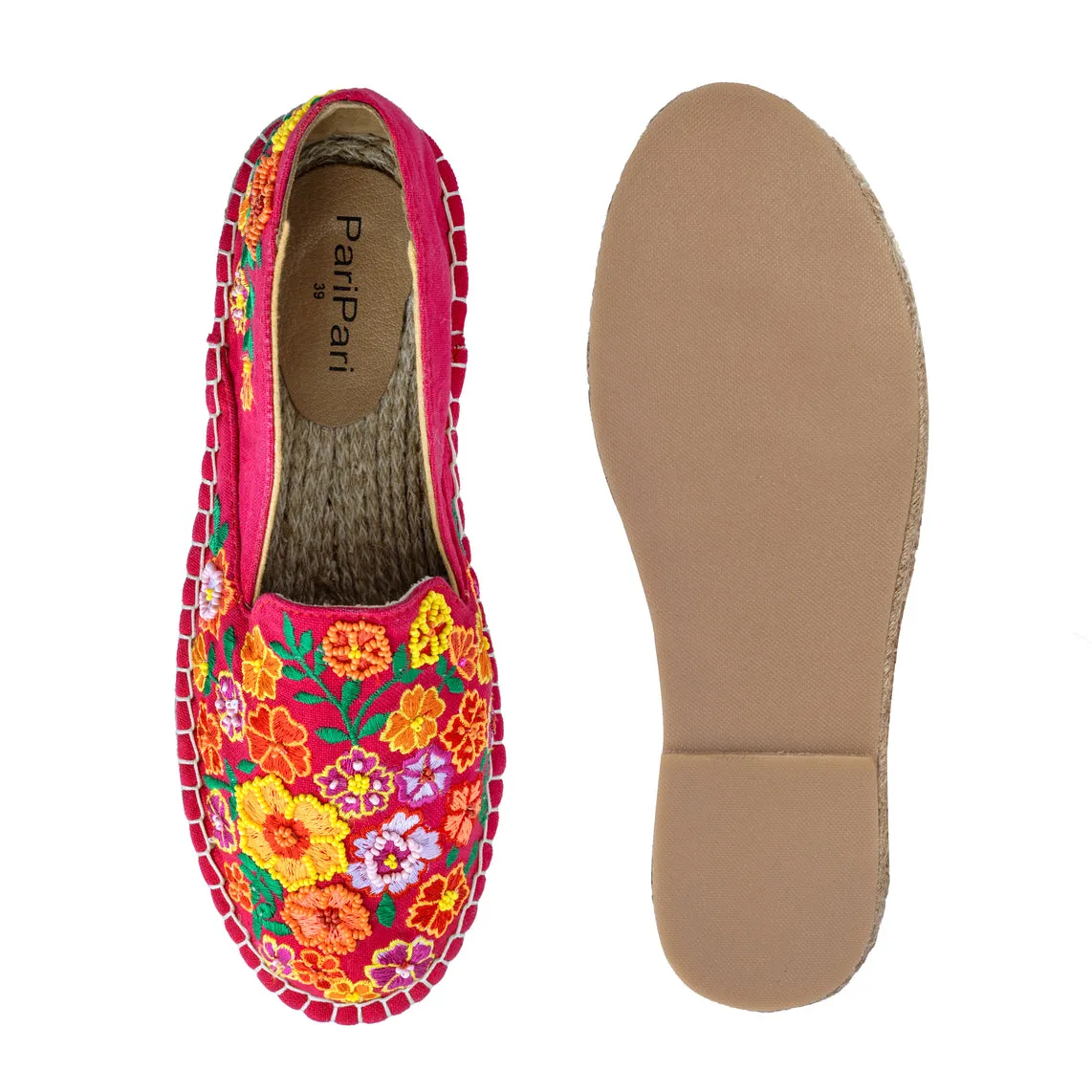 Bageecha Pink Espadrilles