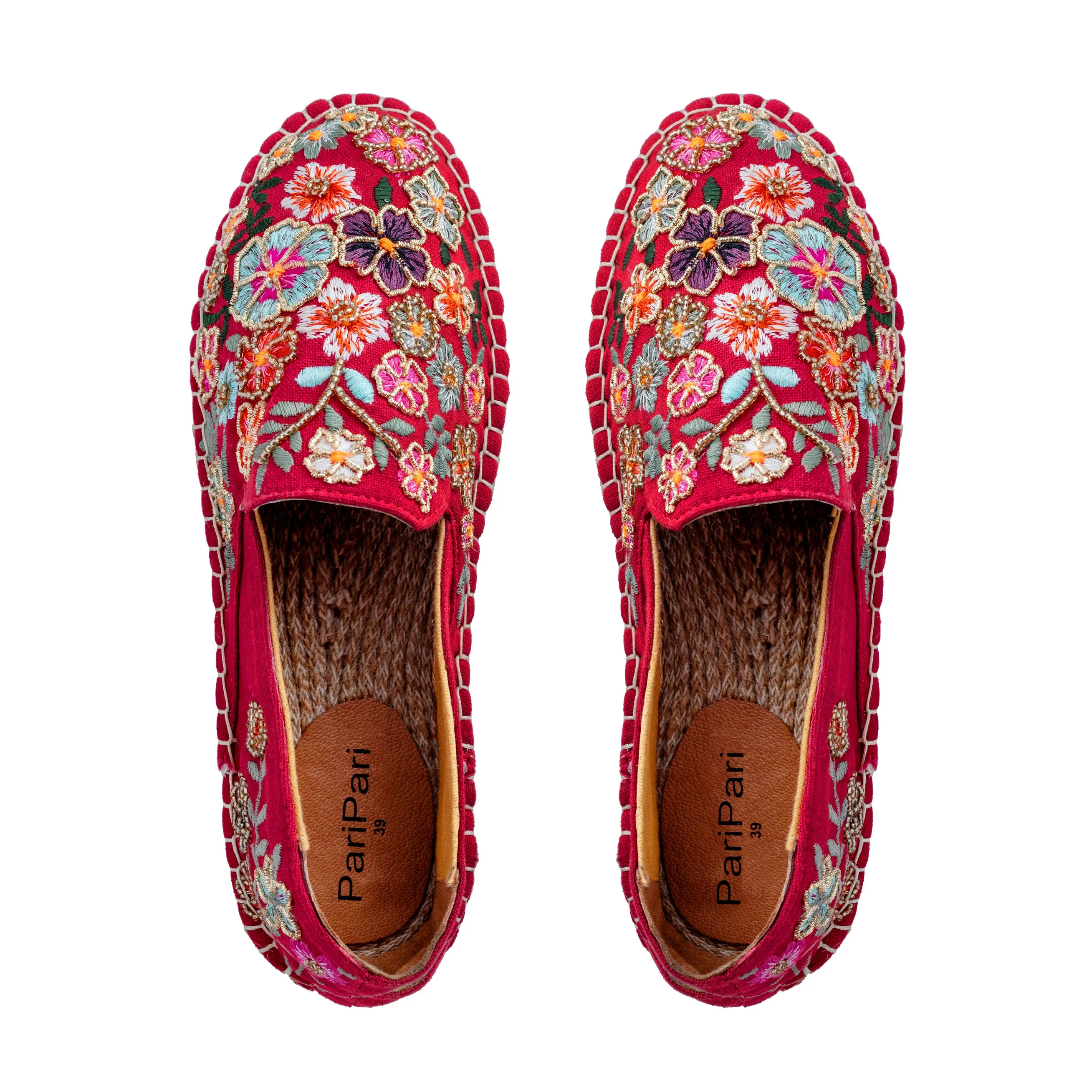 Bageecha Red Espadrilles