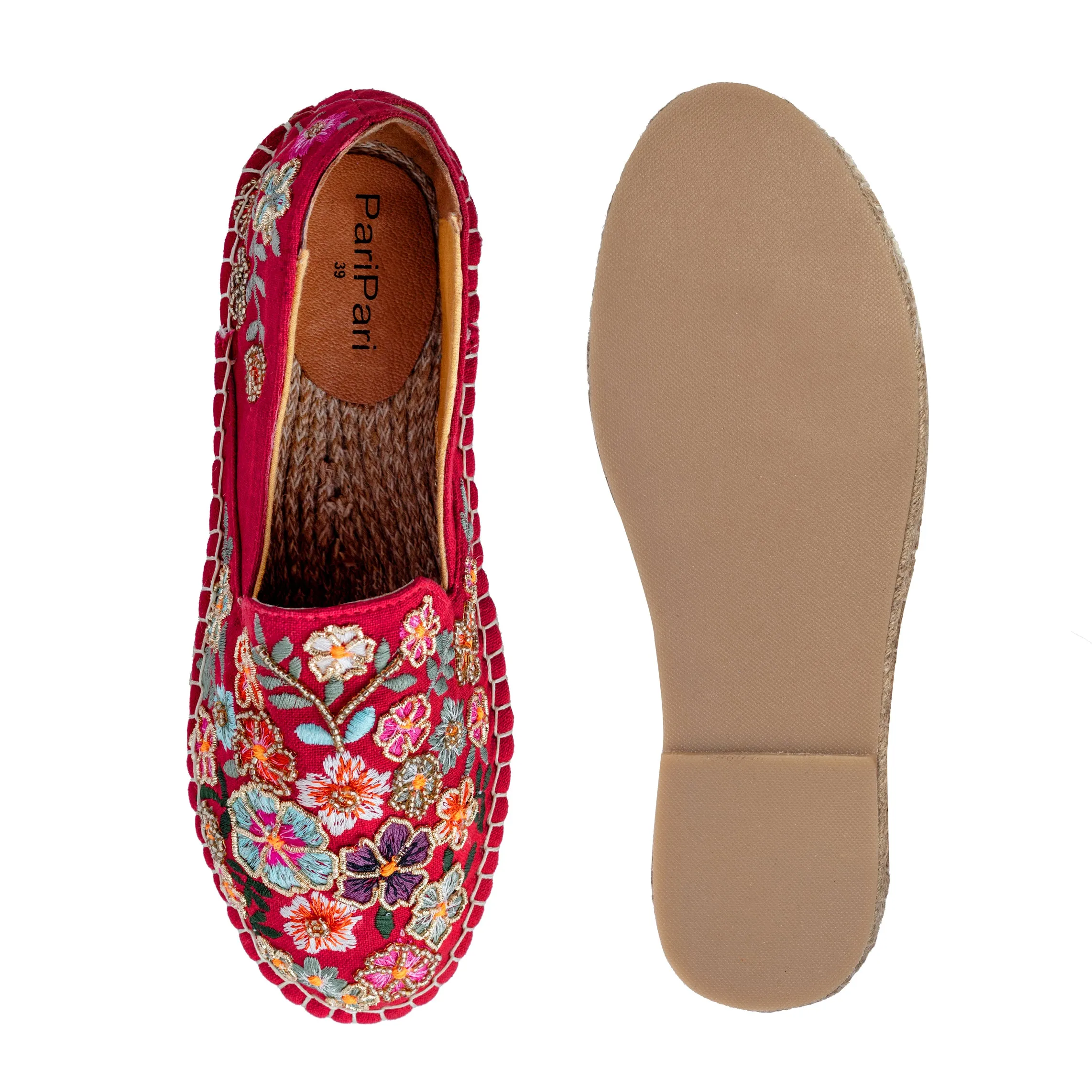 Bageecha Red Espadrilles