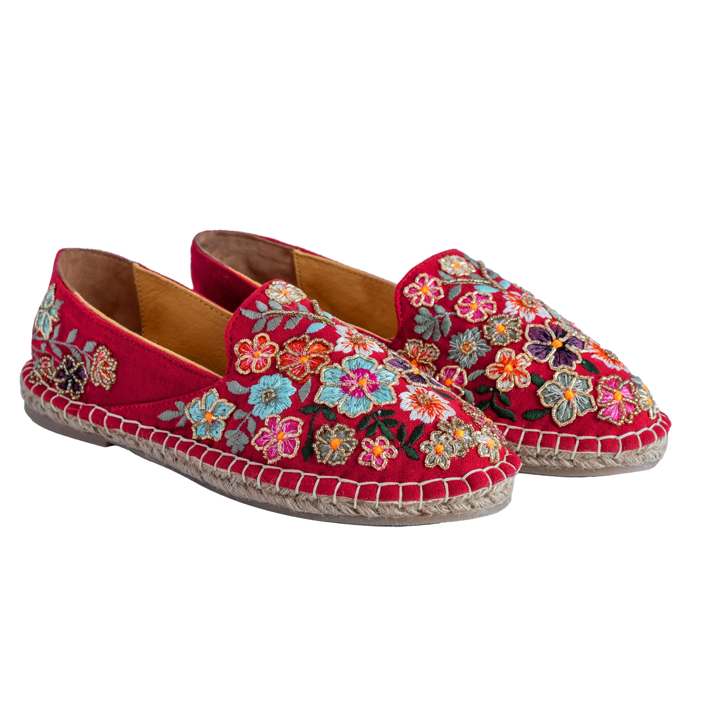 Bageecha Red Espadrilles