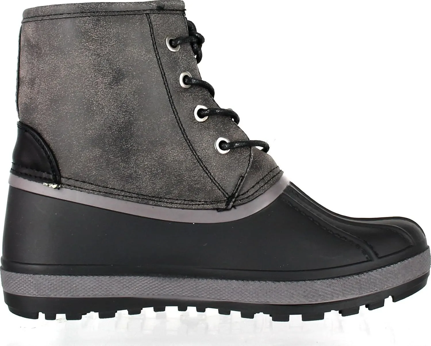 Bamboo Blizzard-05 Water Resistant Snow Boots W/Faux Fur Lining Ankle Lace Up Boots