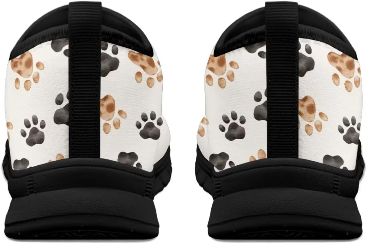 Binienty Printed Slip on Loafers for Women Work Breathable Mesh Barefoot No Laces Running Hiking Tennis Shoe