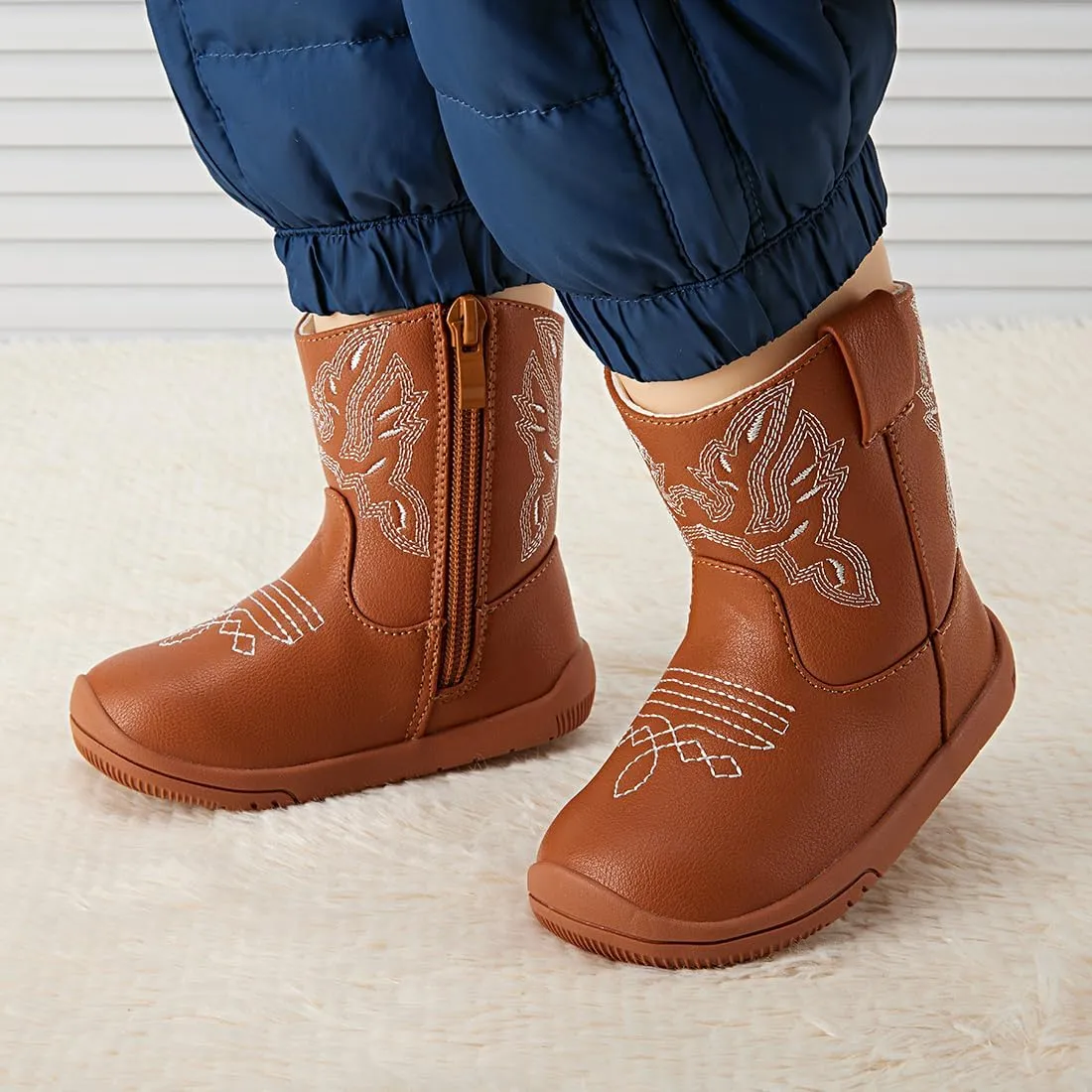 BMCiTYBM Baby Girls Boys Boots High Top First Walking Shoes