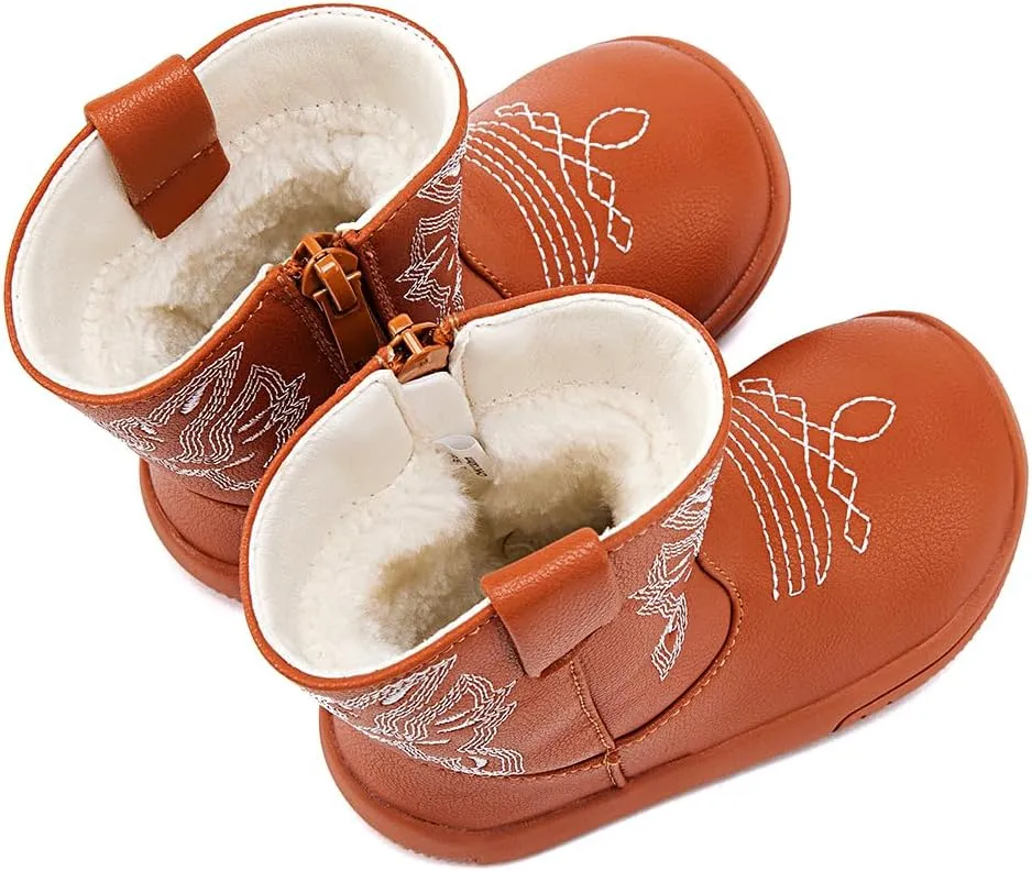 BMCiTYBM Baby Girls Boys Boots High Top First Walking Shoes