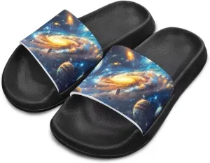 Boys Beach Sandals Lightweight Slides for Kids Shower Shoes