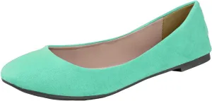 Breckelle's Women's Pointed Toe Slip On Ballet Flats
