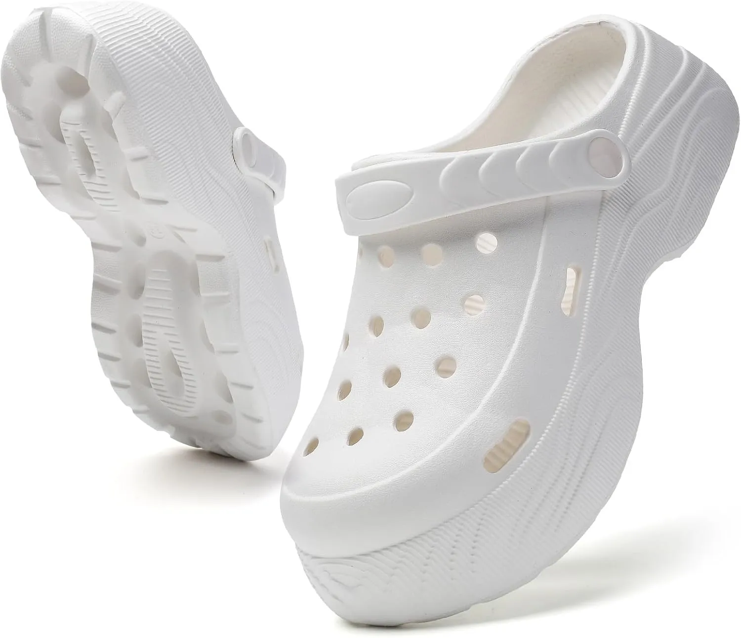 CERYTHRINA Platform Clogs Shoes for Women Garden: Waterproof Lightweight - Summer Outdoor Beach Sandals