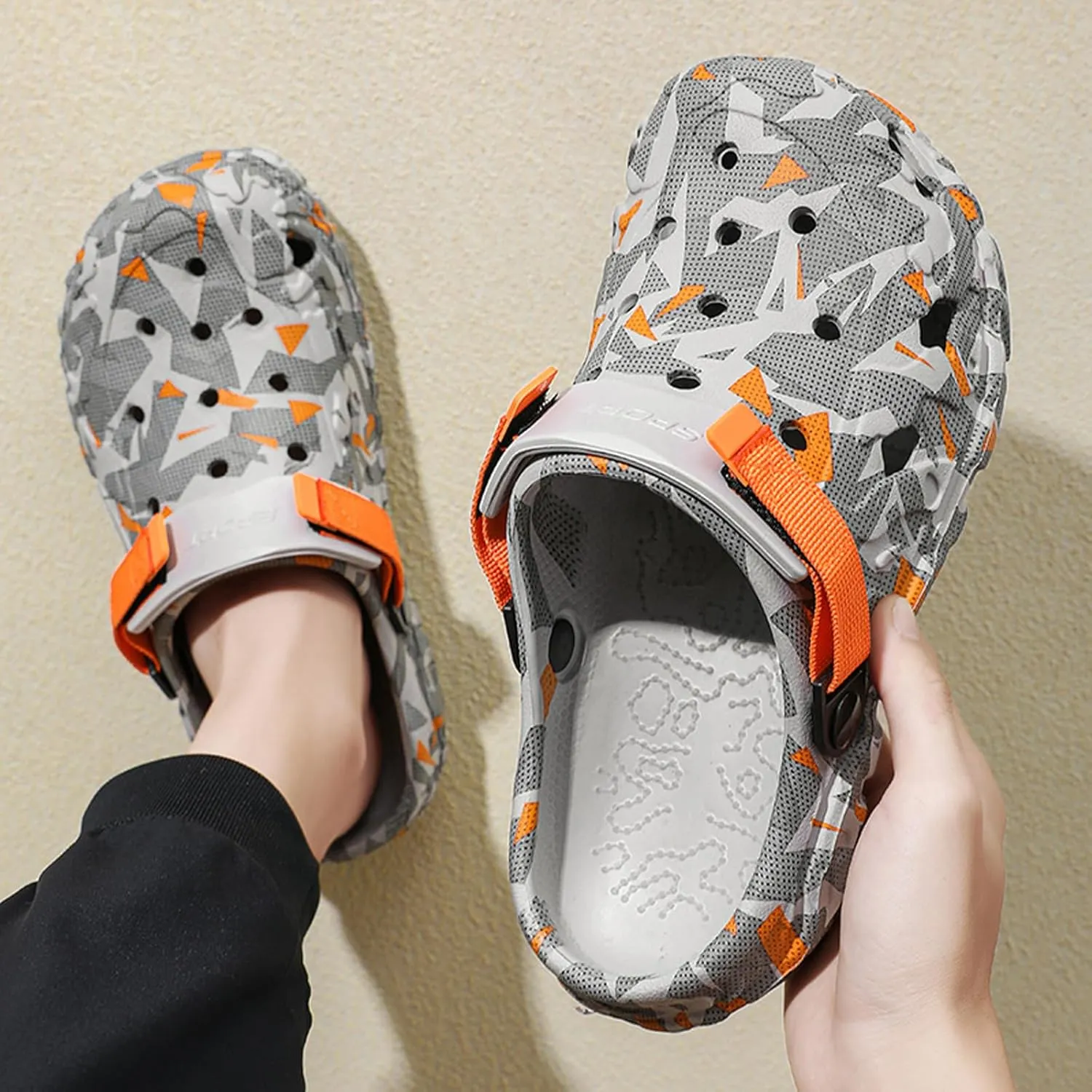 CERYTHRINA Unisex Adult Clogs Herren Damen Leichte Eva rutschfest Lüftung Sommer Mode Sandalen Weiche Sohle Gartenschuhe Beach Aqua Slippers