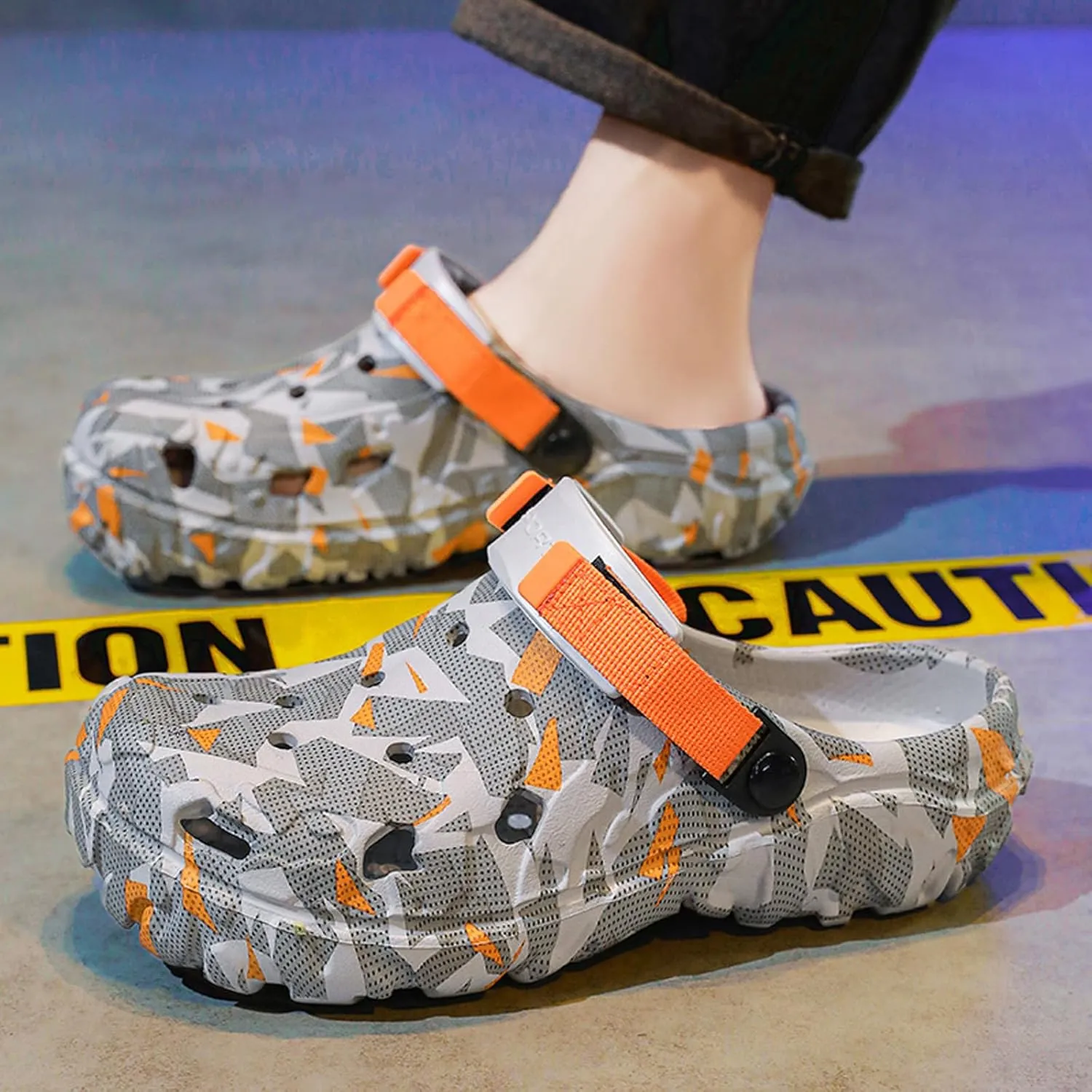 CERYTHRINA Unisex Adult Clogs Herren Damen Leichte Eva rutschfest Lüftung Sommer Mode Sandalen Weiche Sohle Gartenschuhe Beach Aqua Slippers