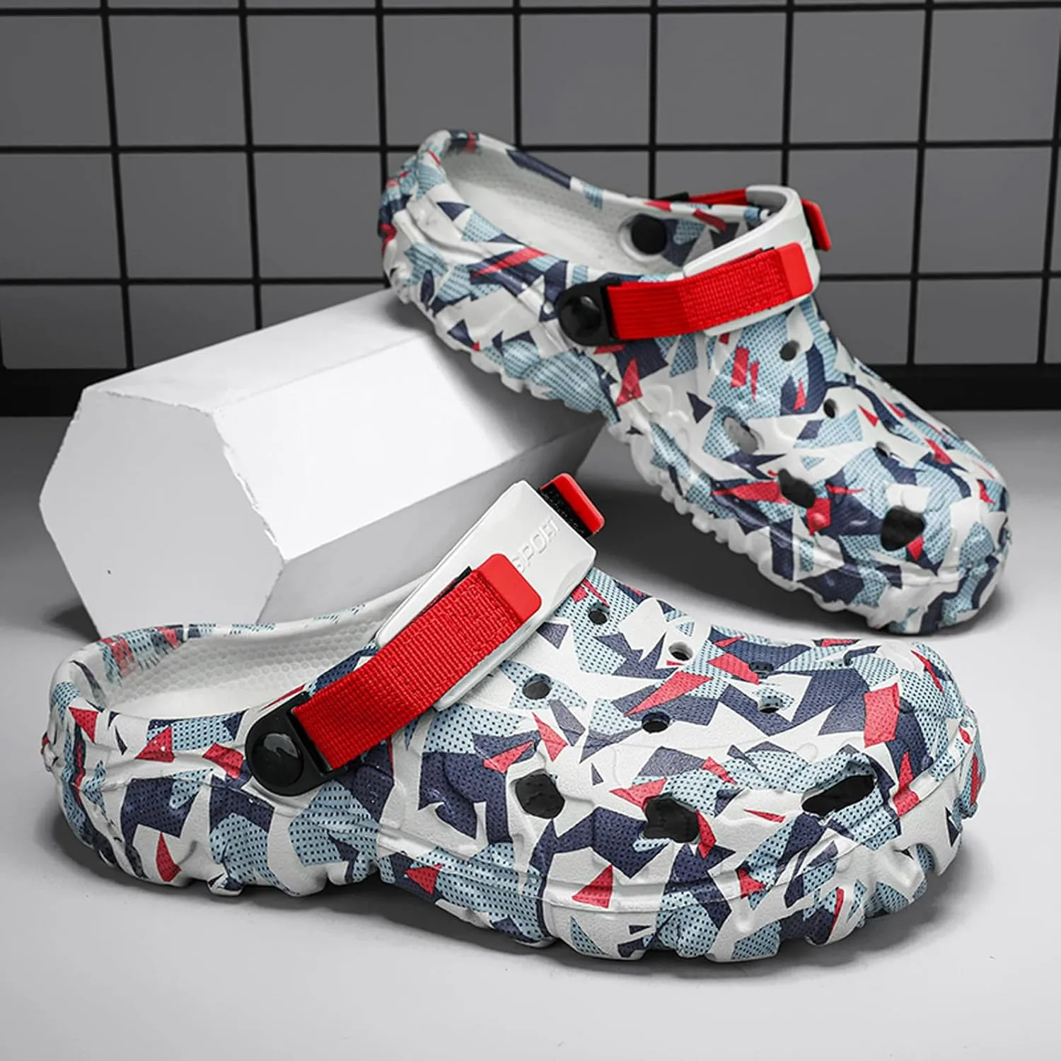 CERYTHRINA Unisex Adult Clogs Herren Damen Leichte Eva rutschfest Lüftung Sommer Mode Sandalen Weiche Sohle Gartenschuhe Beach Aqua Slippers