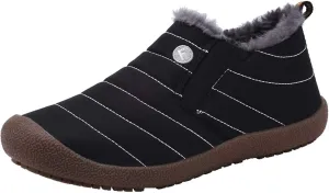 CERYTHRINA Winter Snow Ankle Boots Fur Lining Waterproof Outdoor Slip On Booties Sneakers for Women and Men
