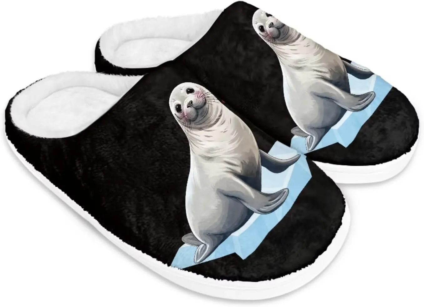 chaqlin House Slippers for Women Fuzzy Sandals Thick Sole Memory Foam Furry Lightweight Winter Outdoor Slip Resistant Causal Fuzzy Slipper Shoes
