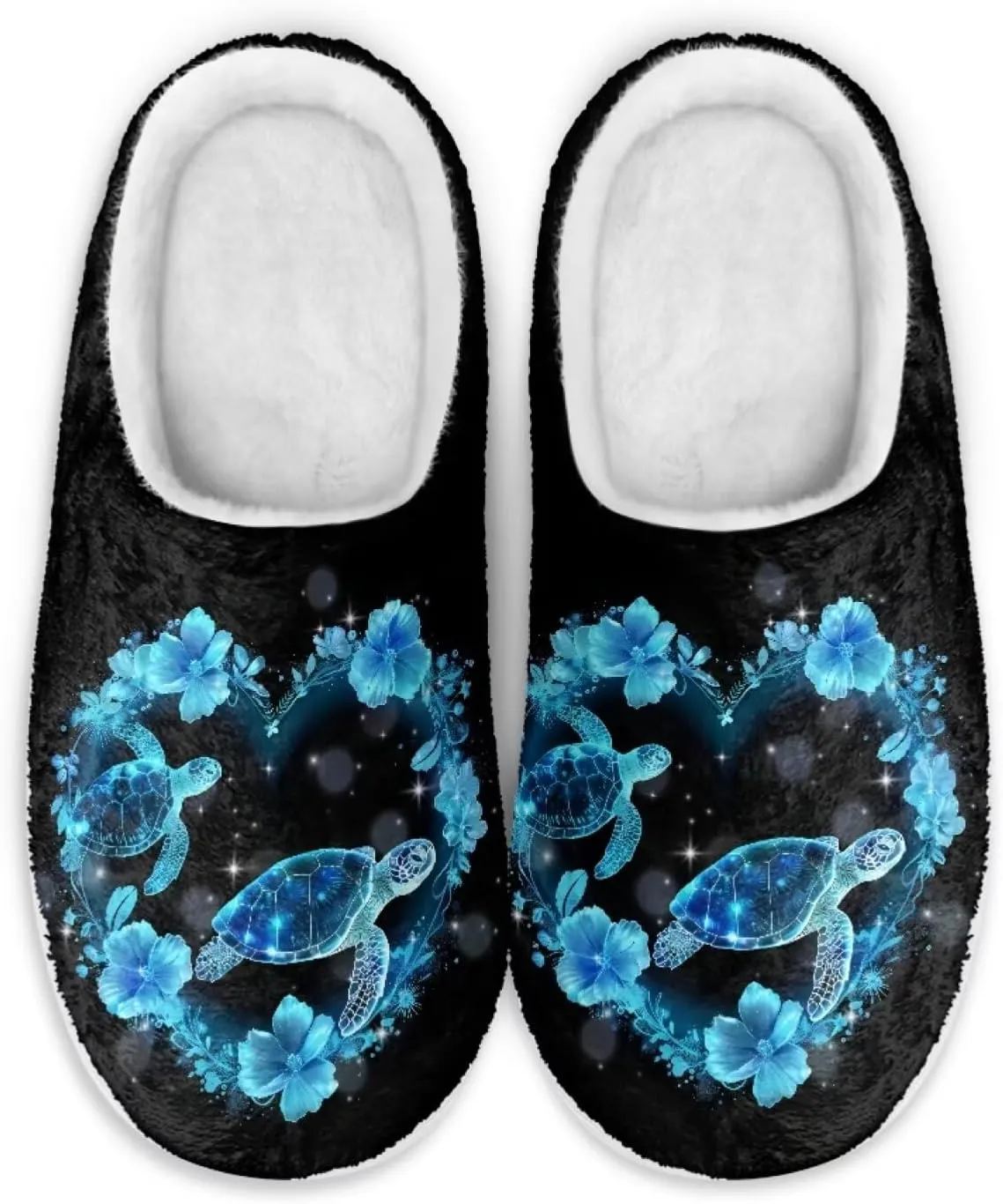 chaqlin House Slippers for Women Fuzzy Sandals Thick Sole Memory Foam Furry Lightweight Winter Outdoor Slip Resistant Causal Fuzzy Slipper Shoes