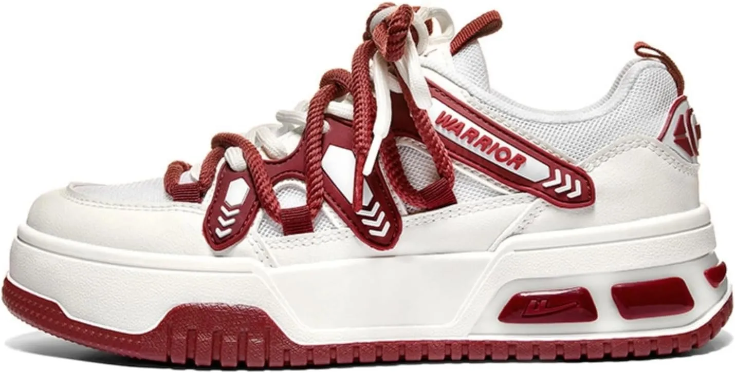 Chunky Platform Sneakers for Women, Breathable Mesh Inner Casual Walking Shoes with Stylish Strap Thick Sole