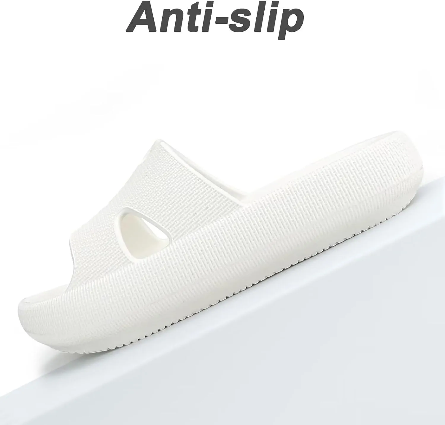 Cloud Pillow Recovery Slides for Women,Womens H-starp Platform Comfortable Memory Foam Arch Support Sandals,Waterproof EVA Cushioned Cushion Slippers for Beach Shower Bathroom Pool