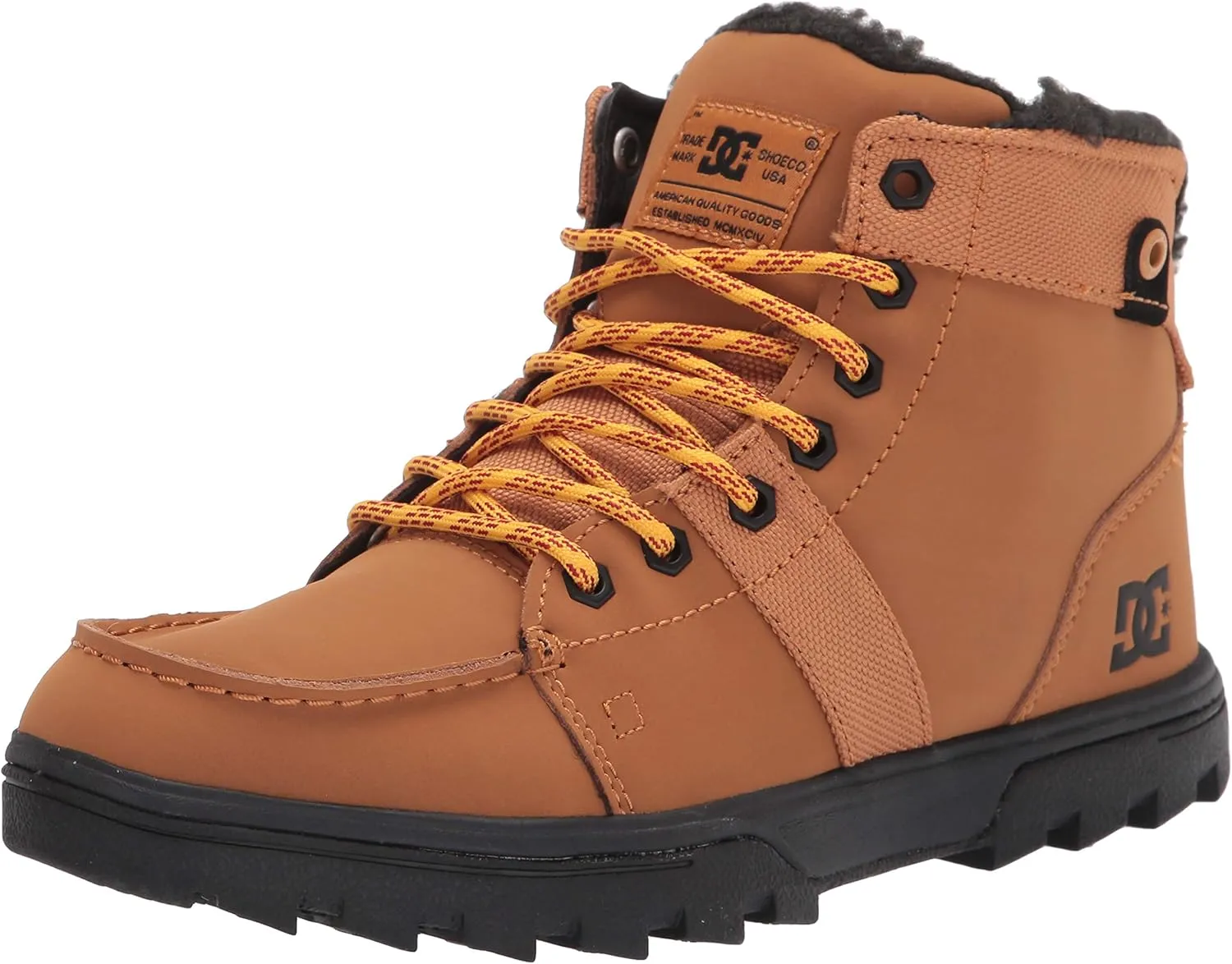 DC Men's Woodland Cold Weather Casual High Top Shoe Snow Boot Fashion