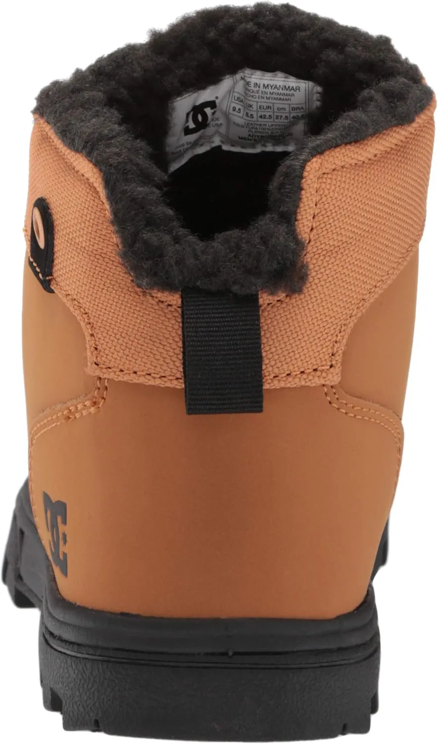 DC Men's Woodland Cold Weather Casual High Top Shoe Snow Boot Fashion