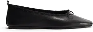 DOEYG Ballet Flats for Women Mary Janes Round Toe Low Heel Bowknot Elastic Straps Flats Shoes