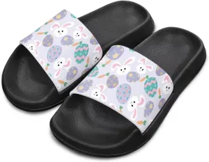 Doojoayie Non-Slip Easter Theme Slides for Kids for Egg Decorating & Hunting