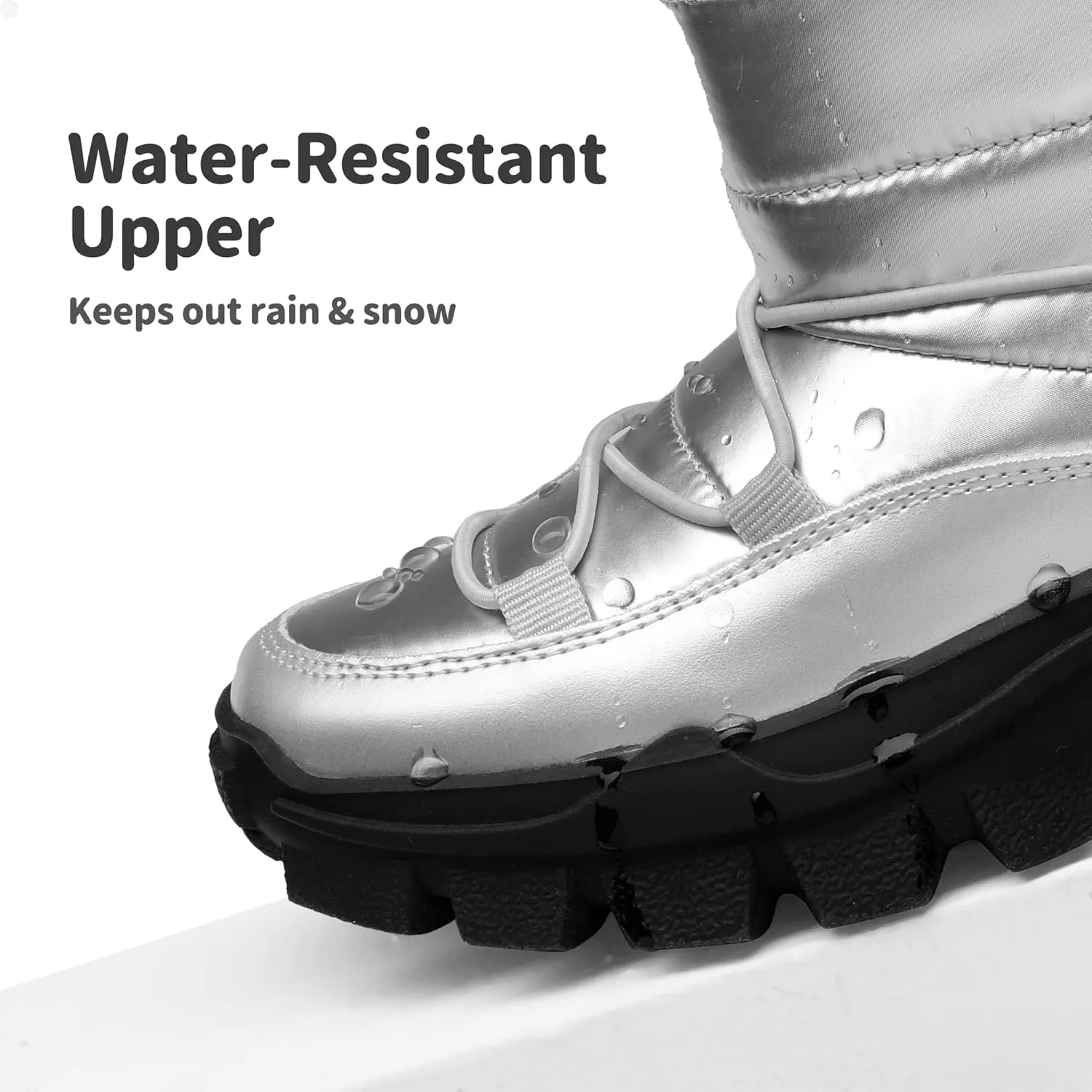 DREAM PAIRS Girls Boys Snow Boots Slip Resistant Outdoor Warm Ankle Winter Shoes Toddler/Little Kid