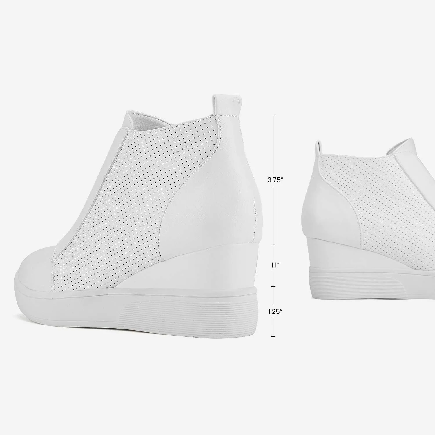 DREAM PAIRS Women’s Platform Wedge Sneakers Ankle Booties